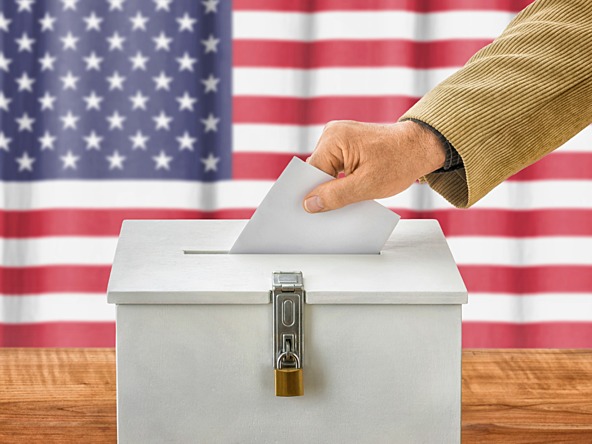 US ballot box crop